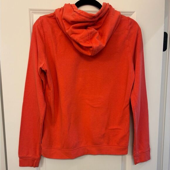 NIKE Funnel Neck Hoodie Pullover Orange/Coral Women’s Size Small 803636-850 - Picture 2 of 6